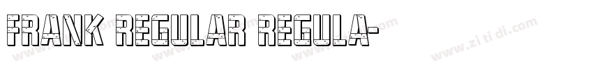 Frank Regular Regula字体转换